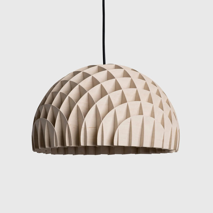 Arc Pendant Plywood • Wood Pendant Lamp • Modern Design Light Fixture • Sustainable Design • Scandinavian Home