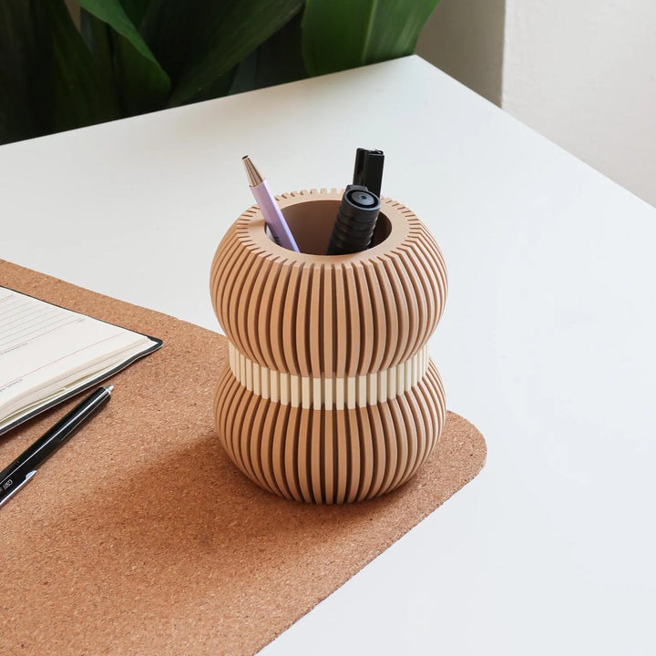 Minimalist Pencil Holder - TRIS Home Office Organizer