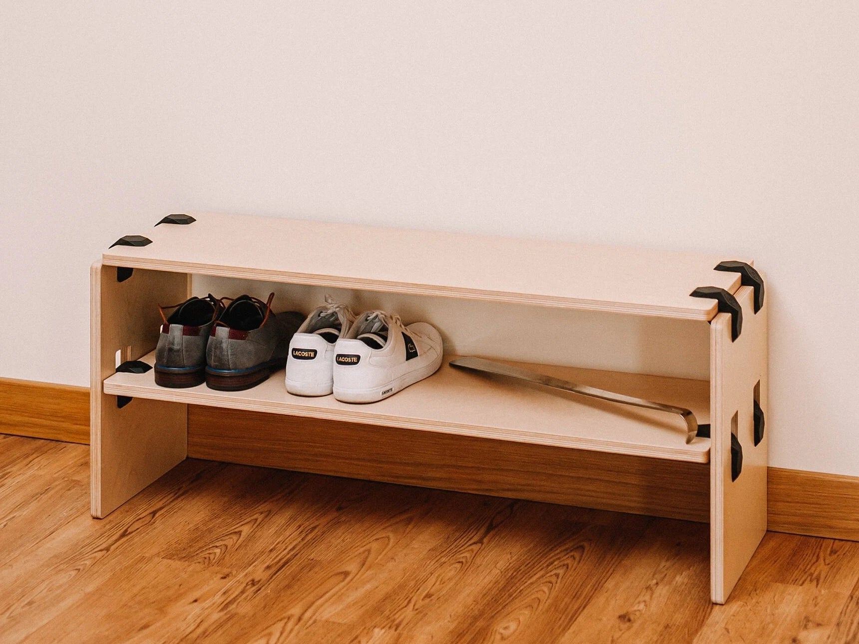 Wood Shoe Rack Bench for Keeping Your Shoes in Style, DIY Free Standing Shoe Rack, Standing Shoe Rack , Wooden Bench with Shoe Rack