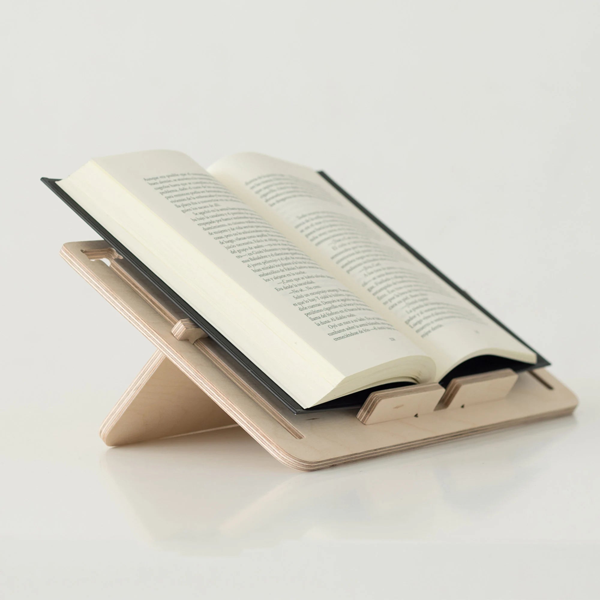 Versatile Adjustable Stand for Tablets, E-Books and Books, Perfect for Working, Playing or Relaxing Anywhere.Detablet