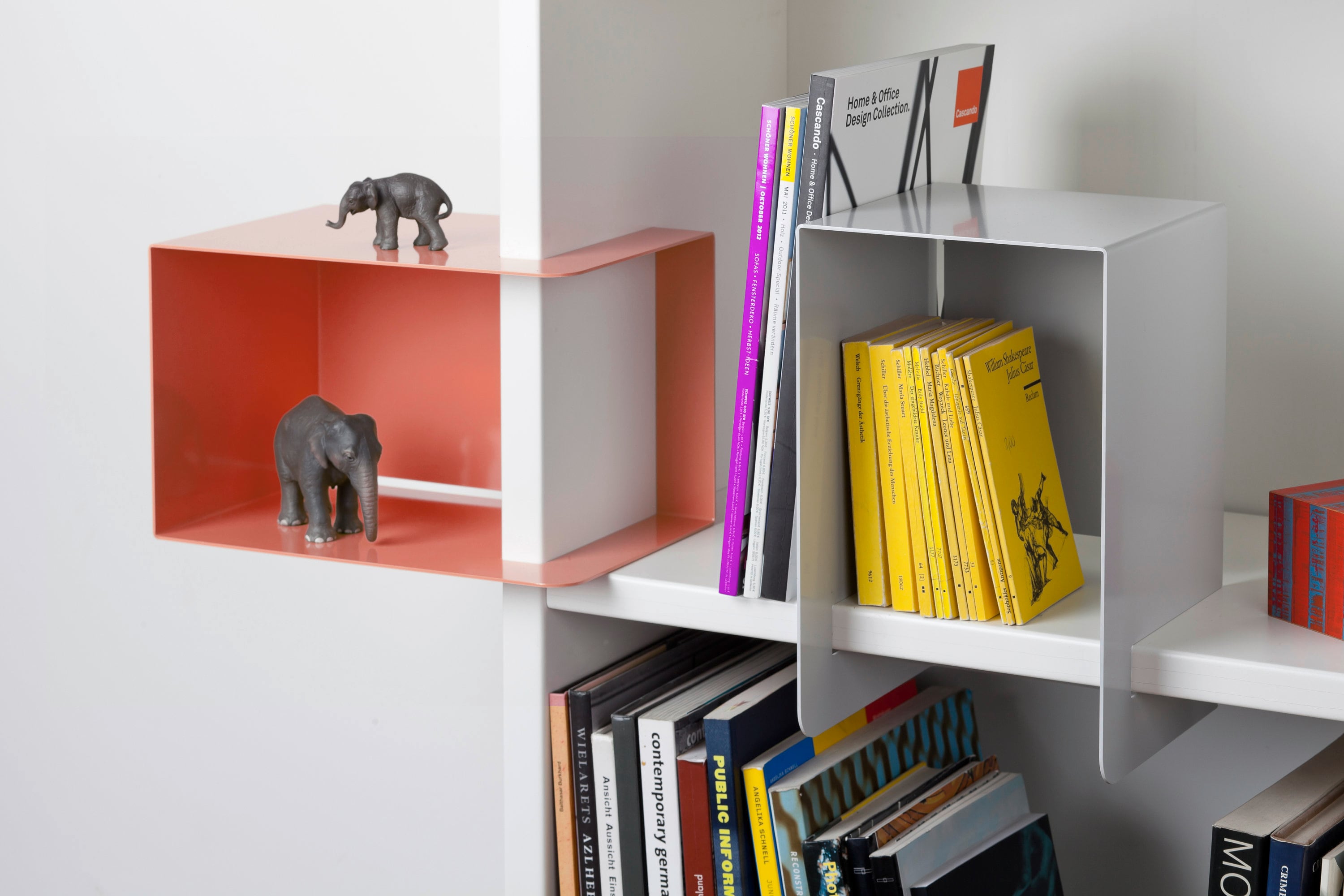 Desk Storage, Hanging System, Furniture, Design Object, Ele.Box, Wall Shelf Office Accessory (2,9Cm or 3,5Cm Slot Width)