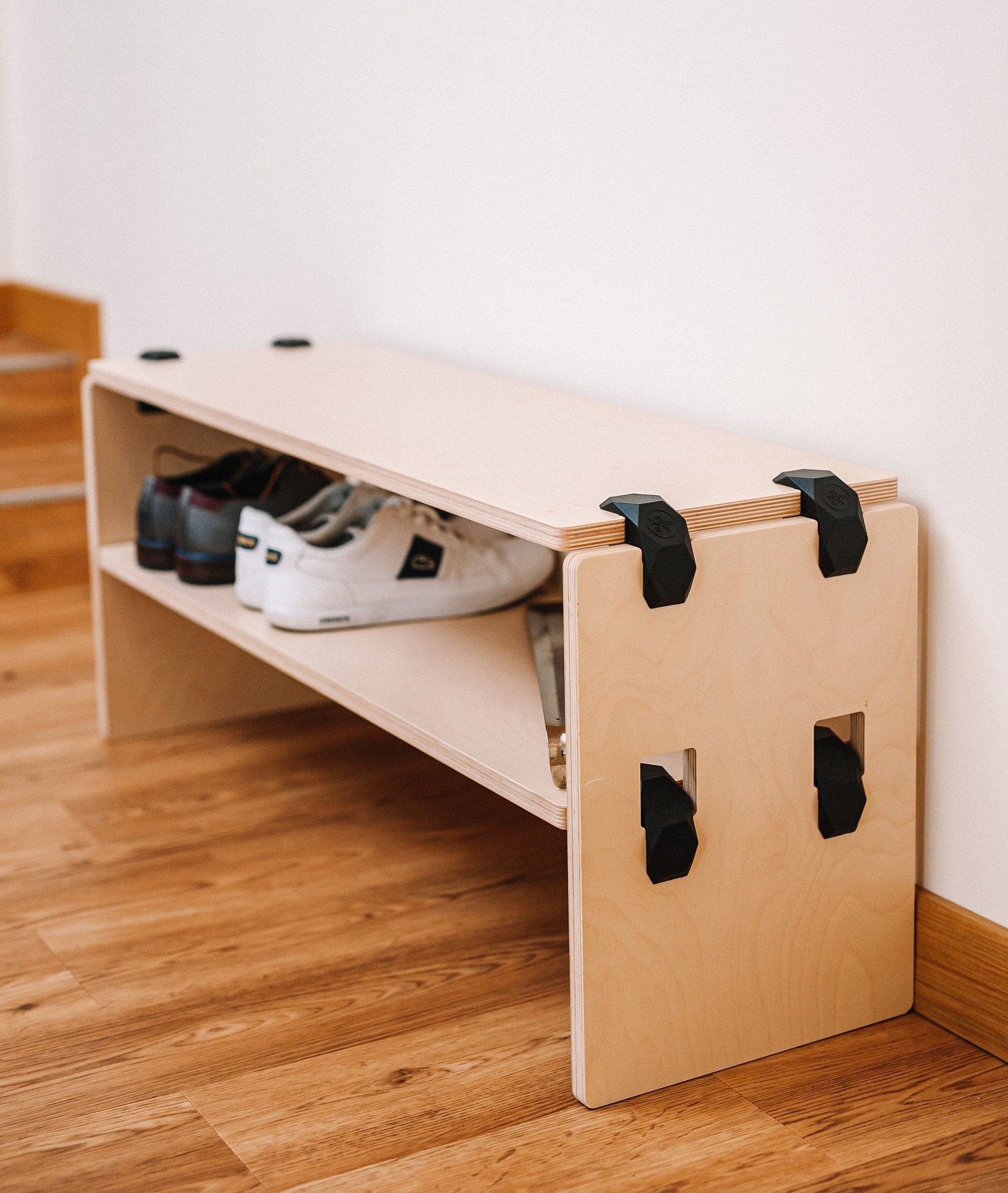 Wood Shoe Rack Bench for Keeping Your Shoes in Style, DIY Free Standing Shoe Rack, Standing Shoe Rack , Wooden Bench with Shoe Rack