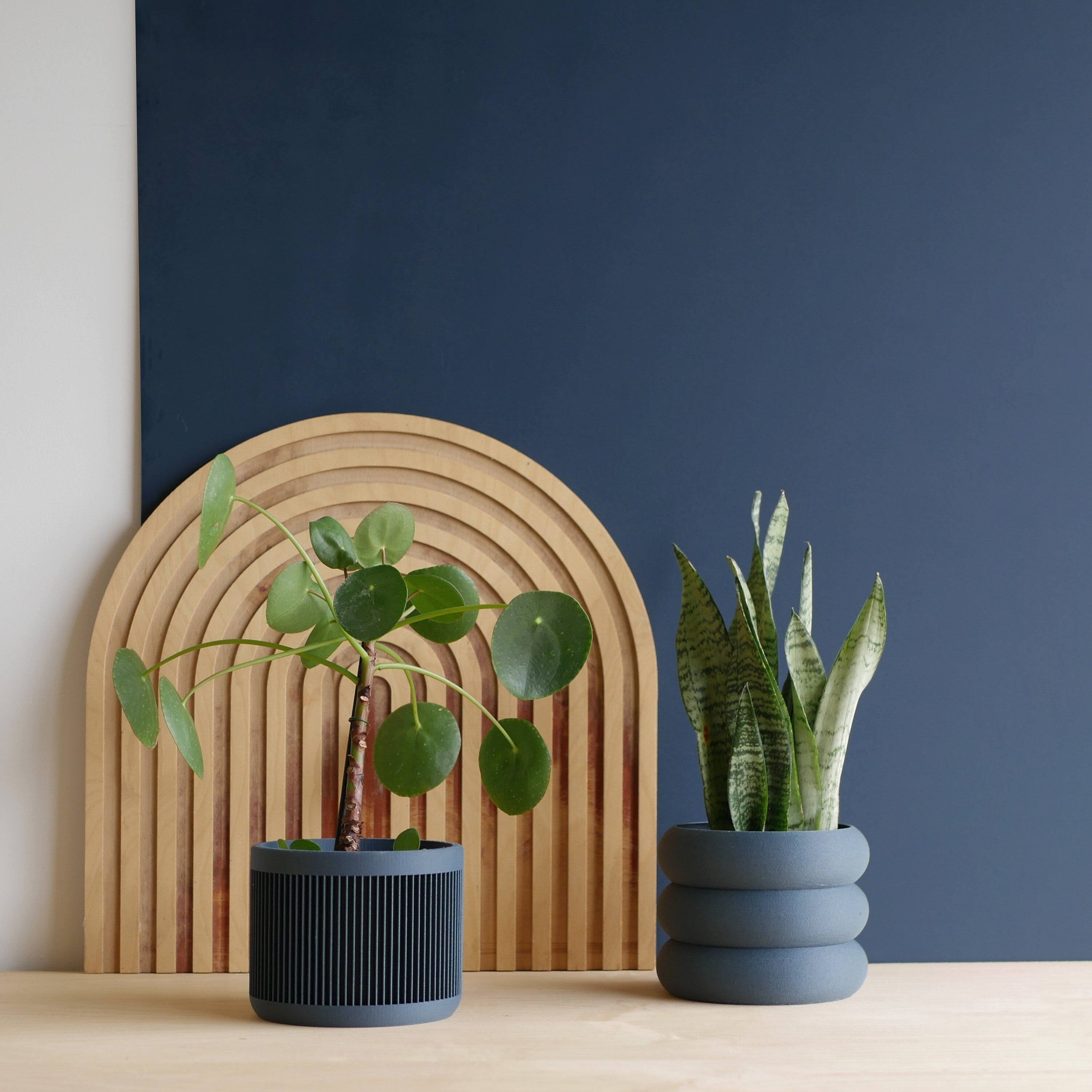 Terracotta Indoor Wooden Planter "EDEN"- Perfect for Green Plants, Cactus Et Succulent Plants !