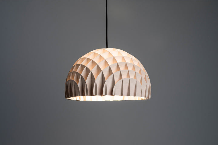 Arc Pendant Plywood • Wood Pendant Lamp • Modern Design Light Fixture • Sustainable Design • Scandinavian Home